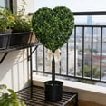 thumbnail image 2 of RKSTN Artificial Boxwood Heart with Bow Topiary, Valentine's Day Heart Shaped Topiary Trees, Faux Boxwood Decoration Ball Tree with Planter Pots for Indoor Outdoor Home Porch Decor, 2 of 6