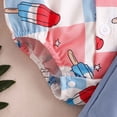 thumbnail image 6 of mgoYE 4th of July Baby Boy Outfit 0 3 6 12 18 Months My First Independent Romper with Bowtie Stars Stripes American Flag Suspender Shorts Summer Size 0-3 Months, 6 of 9