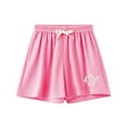 thumbnail image 2 of Ugoldhm Little Girls Soft Comfy Shorts with Drawstring Summer Casual Beach Sports Pants Size 5-10, 2 of 3