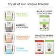 thumbnail image 7 of Top Seedz Certified Organic Gluten Free 6 Seed Crackers , 2-Pack , 5 Ounces , Healthy Vegan Crackers with Plant Based Protein , Made of Sunflower, Flax, Sesame and Pumpkin Seed 6 Seed 5 Ounce (Pack of 2), 7 of 7