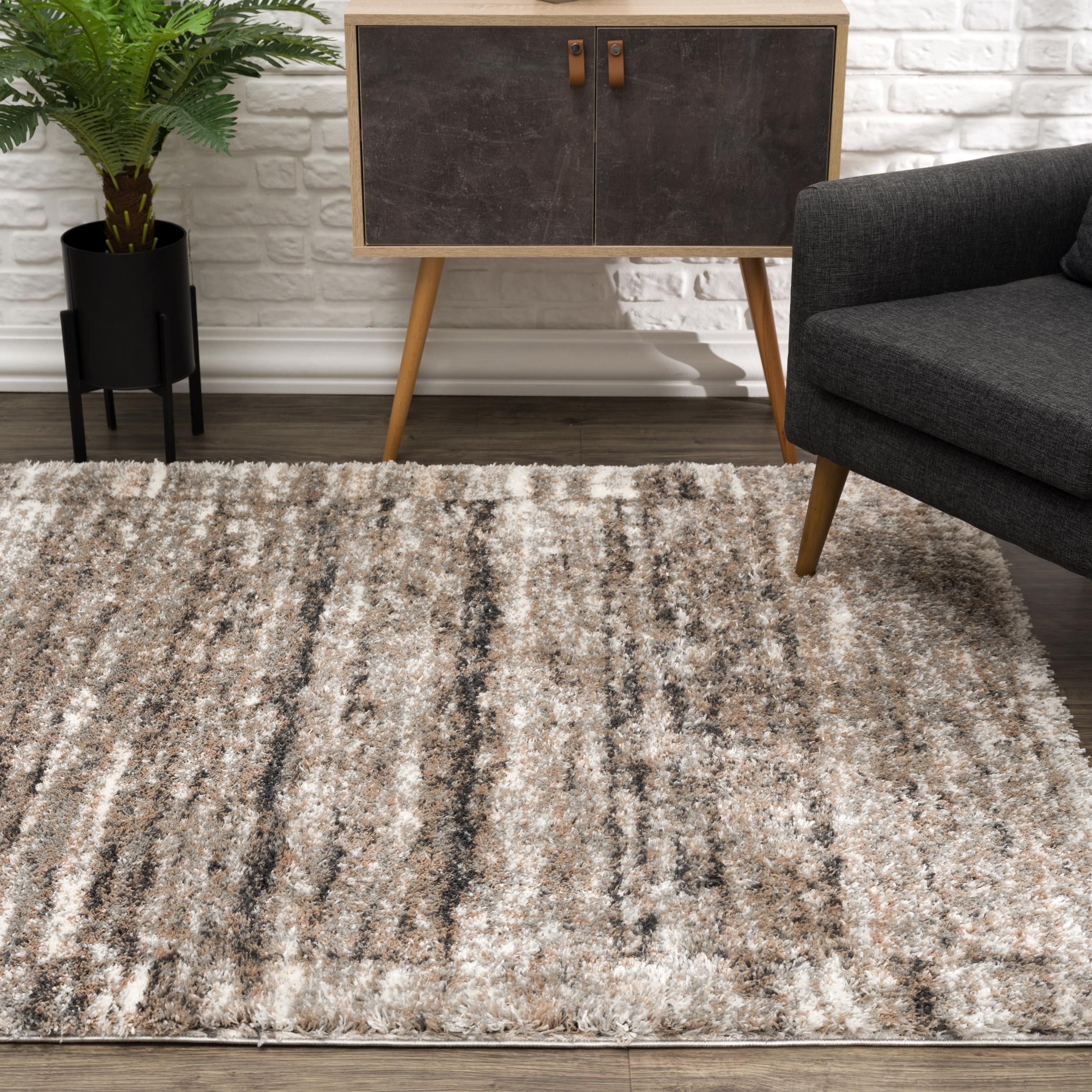 Rug Branch Retro Collection Modern Abstract Area Rug