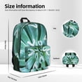 thumbnail image 6 of Goofa Teal Cactus Printed Backpack,Laptop Backpack,Durable Anti-Theft Travel Work Backpack,Water-resistant Backpack, 6 of 9