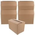 thumbnail image 3 of FRCOLOR Cardboard Boxes 5 Pcs Practical Packaging Boxes Packing Boxes Moving Packing Cartons for Storage,11.42"X7.48"X6.69", 3 of 5