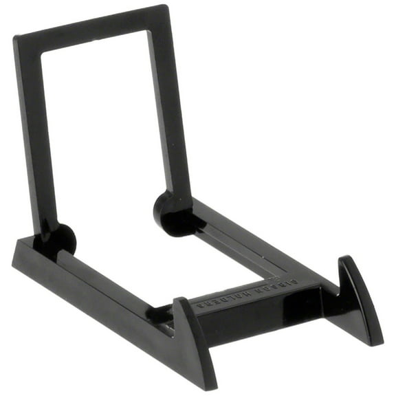 Gibson Holders MINI Adjustable Black Acrylic Display Easel, 2" W x 3.25" D x 2.25" H, Pack of 2
