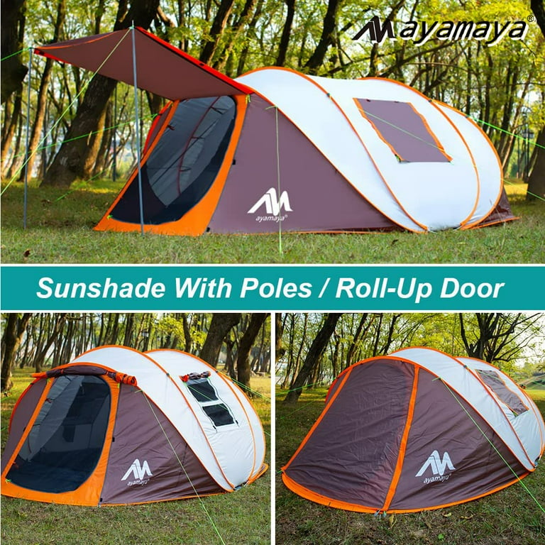 AYAMAYA Pop Up Tent, Person Easy Setup Camping Tents with