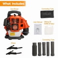 thumbnail image 4 of YNCE Gas Powered Backpack Leaf Blower, Commercial Heavy Duty 52CC 2 Cycle Engine, 200 MPH 550 CFM for Professional Yard Care, Large Properties & Lawn Maintenance (Orange_1), 4 of 9