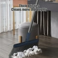 thumbnail image 4 of Guozer Buckle Type Brooms and 1PCS Long Handle Sweeper-broom with Self Cleaning Dustpan Teeth Dustpans for Office, Bedroom, Kitchen, Rentals, Dorms, 4 of 6