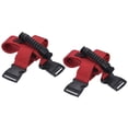 thumbnail image 1 of Unique Bargains Carrying Strap with Handle, 2 Pack Cross Style Adjustable Nylon Belt for Moving Boxes Grocery Luggage, Red, 1 of 5
