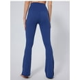 thumbnail image 5 of REALiKUN Flare Scrunch Leggings for Women V Cross Waist Bell Bottom Yoga Pants Bootcut Workout Leggings, 5 of 6