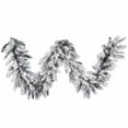 thumbnail image 1 of 9 ft. X 16 in. Flocked Snow Ridge Garland 160T, 1 of 1
