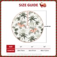 thumbnail image 4 of Bingfone Christmas Tree Skirt Mat Christmas Decoration Interior -Vintage Palm Trees, 4 of 8