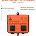 thumbnail image 6 of Ortis Refrigerator 2-Outlet Surge Protector, Black, 6 of 7