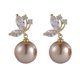 thumbnail image 4 of 1 par Pendientes de aleación con estilo Mujeres Pearl Ear Studs Chic Ear Joyerías, 4 of 6
