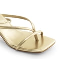thumbnail image 4 of Sandalia DREAM PAIRS SDHS2405W Dorada con Tacones Kitten de 6.5 cm, 4 of 7