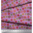 thumbnail image 3 of Soimoi Cotton Poplin Fabric Artistic Floral Decor Fabric Printed Yard 42 Inch Wide, 3 of 3