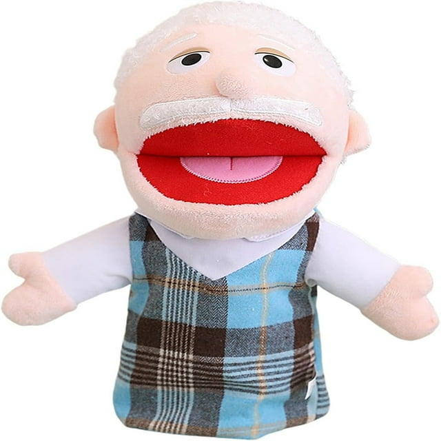 Family Hand Puppet School Home Puppet Interactive Shows Puppet Role Play Toy Puppets with Movable Mouth for Kids Teens
