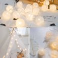 thumbnail image 3 of 20 Leds Cotton Balls Lights LED Fairy Garland Ball Light for Home Kid Bedroom Christmas Party Garden Holiday Lighting Decoration, 3 of 5