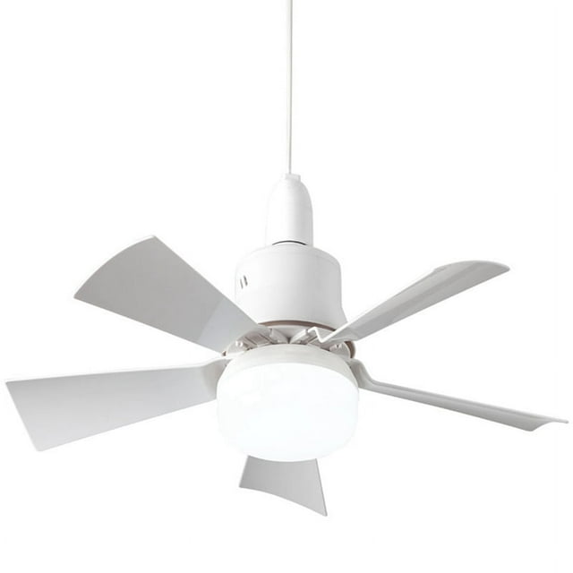 Ventilador de Techo con Control Remoto, 3 Velocidades, LED Regulable, Base E27, Inalámbrico