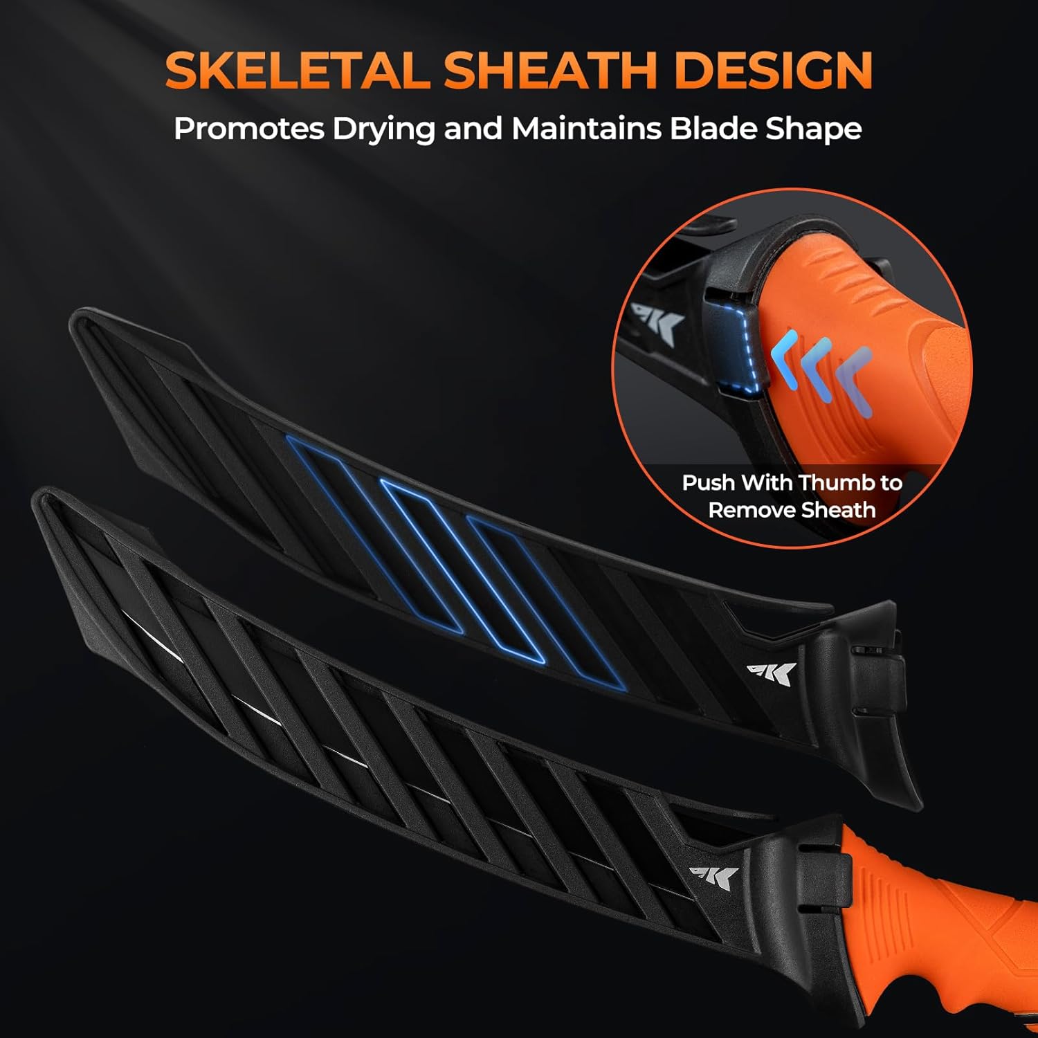 KastKing Paradox Fillet Knife Set, 7" & 9", G4116 Stainless Steel