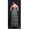 thumbnail image 4 of Bimba Robe Longue Décontractée en Rayonne Florale pour Femmes Bretelles Spaghetti Maxi Robe d'Été-TTTG, 4 of 4