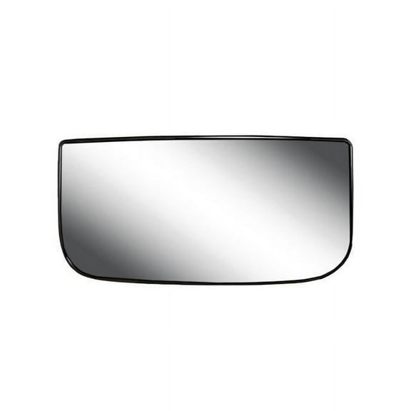 80250 - Fit System Passenger Side Non-heated Mirror Glass w/ backing plate, Chevy Avalanche 00-13, Silverado 99-18, Suburban, Tahoe, GMC Yukon 00-14, Sierra 00-18, towing mirror bottom lens