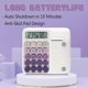 thumbnail image 2 of Mechanical Switch Calculator,10 Digits,Large LCD Display,Purple Gradient Desktop Calculator Big Buttons Gradient Purple, 2 of 5