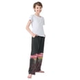 thumbnail image 4 of FORMRS Kids Pajama Pants with Pockets Size 13-14Y Boys Lounge Sleep Bottoms, UFO with Hearts Pattern, 4 of 8
