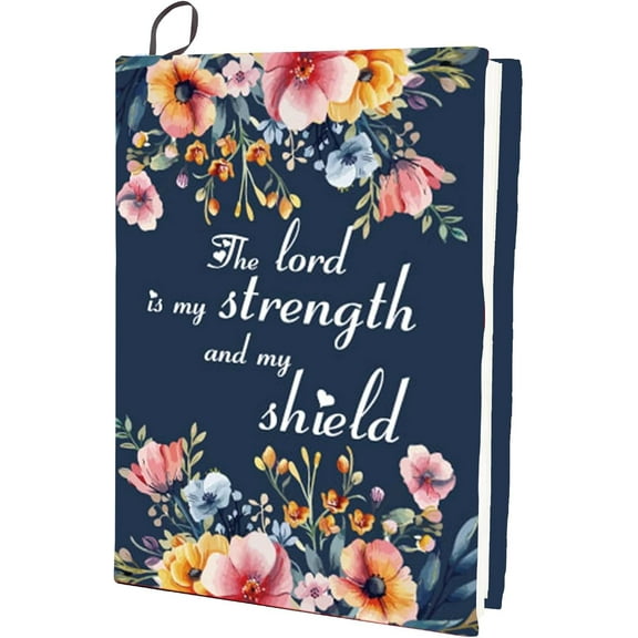 Flower Book Cover 9.4x15.7Inch Large Stretchable Elastic Book Cloth Protector Notebook Wraps Suitable