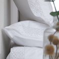 thumbnail image 4 of Fundas de almohada RANZNAZ, encaje blanco, 100% algodón, tamaño estándar, juego de 2, 4 of 7