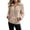 08_Khaki, variant on KICILVS Womens Fleece Half Zip Pullover with Front Kangaroo Pocket Cozy Warm Winter Casual Daily Loungewear Tops