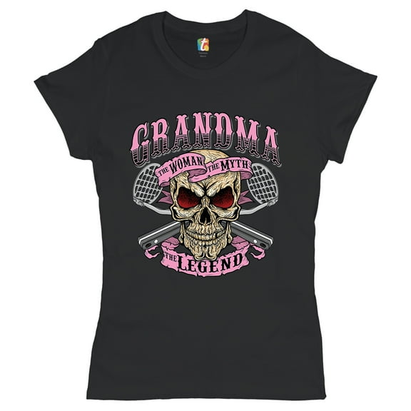 Tee Hunt Grandma The Woman The Myth The Legend T-Shirt Mother's Day Granny Women's T-Shirt Tee
