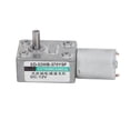 thumbnail image 1 of DC Gear Motor CW CCW Self Locking Speed Regulation Micro Turbine Worm Gear Reduction Motor 12V 200RPM, 1 of 4