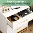 thumbnail image 3 of Yiwa Tall 3-Drawer Organizer with Soft-Close & Anti-Tip, Slim Storage, 3 of 9