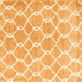thumbnail image 1 of Ahgly Company Indoor Square Trellis Orange Modern Area Rugs, 7' Square, 1 of 1