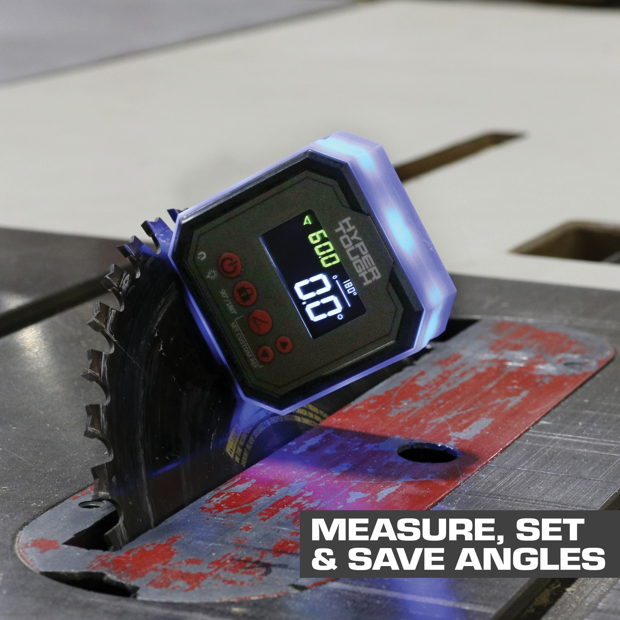 Hyper Tough 3-Inch Digital Light Level and Angle Gauge photo 3