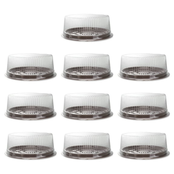 PAMINGONO Mini Clear Cake Box Multi Square for Biscuits 10Pcs 8 Inch