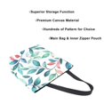 thumbnail image 3 of Large Canvas Bag 13.5x5.1x15 Inch Canvas Bag Shopping Canvas Bag Suitable For Outing Shopping Travel Out Of Large Capacity Storage Beautiful Leaves Seamless, 3 of 9