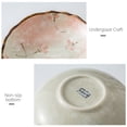 thumbnail image 5 of 7.5inch Serving Bowl Set 2Pack Ceramic Salad Bowls Pasta Bowls Irregular Porcelain Japanese Hand-Painted Plate Dish Tray Noodles Dessert Oven Dishwasher Safe, 5 of 7
