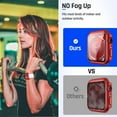 thumbnail image 4 of HAHADAXA Waterproof Case for Apple Watch 40mm SE (2nd Gen) Series 6 5 4 with Tempered Glass Screen Protector, iWatch Full Protective Hard PC Bumper Face Cover for Men Women Accessories 40 mm, 4 of 7