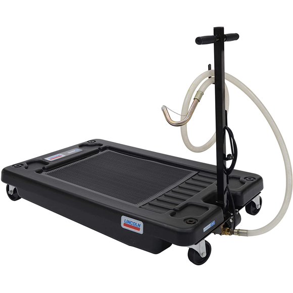 Lincoln 3669 Low Profile 17 Gallon Oil Change Truck Drain w/ 120V Electric Pump