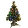 thumbnail image 4 of National Tree 18" Pre-Lit Ice Artificial Fiber Optic Christmas Tree – Multicolor LED Lights, 4 of 5