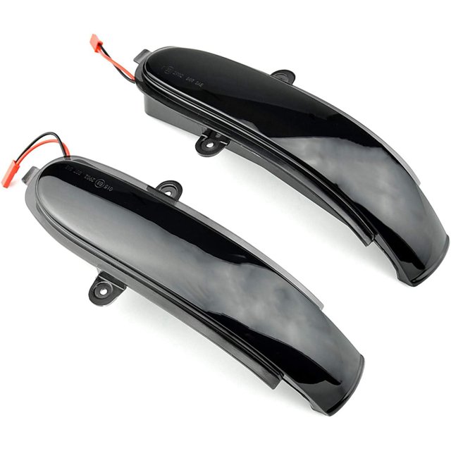 Rétroviseur LED Dynamique Clignotant Indicateur Lumineux Lampe de Signalisation pour C W203 -Modell CL203, Fumé