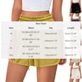 thumbnail image 2 of Women Casual Sweat Shorts Side Split Solid Shorts Elastic Drawstring Short Pants High Waist Lounge Shorts Loose Comfy Athletic Shorts Trendy Soft Summer Outfits Daily Workout Gym Running, 2 of 5