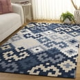 thumbnail image 2 of SAFAVIEH Metro Amable Geometric Area Rug, Blue/Ivory, 3' x 5', 2 of 10