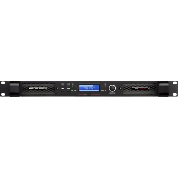 Restored Lab Gruppen IPD2400US DSP Controlled Power Amplifier  2-Channel 2400W Class D Amplifier with Ethernet Control and Built-In DSP (Refurbished)