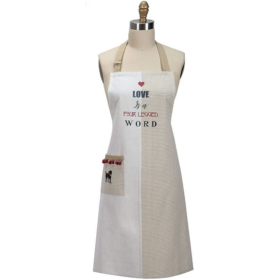 Kay Dee Designs Four Legged Word Embroidered Chef Apron