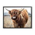 thumbnail image 2 of Stupell Industries Grazing Longhorn Cattle Farmland Animal Portrait Framed Wall Art, 30 x 24, Design by Amy Brinkman, 2 of 5