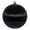 Black, variant on Vickerman 4" Silver Shiny Lined Mercury Ball Ornament, 6 per bag.