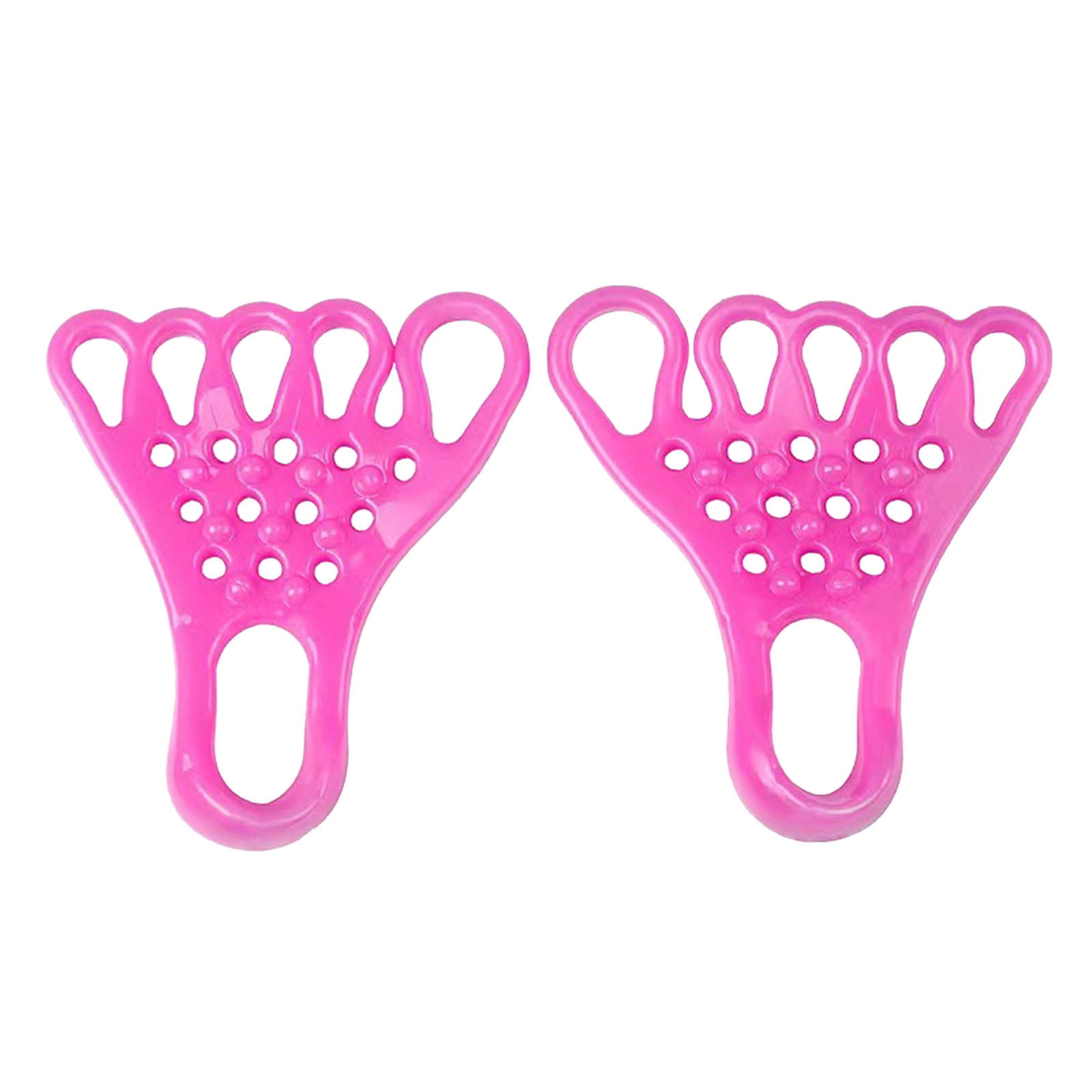 Hearth & Gear Gel Toe Separators For Overlapping Toes Bunions Big Toe Alignment Corrector Spacer Foot Massage Stretching Strap Toe Spacers For Nighttime Running & Yoga Practice Reversible Wear Toenail
