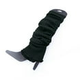 thumbnail image 3 of QLEICOM Leg Warmers,Socks for Women,Women's Solid Color Leg Warmers Thick Knit Wool with Over-The-Knee Long Thermal Sleeves Provide Maximum Warmth for Cold Weather Comfortable Black, 3 of 4